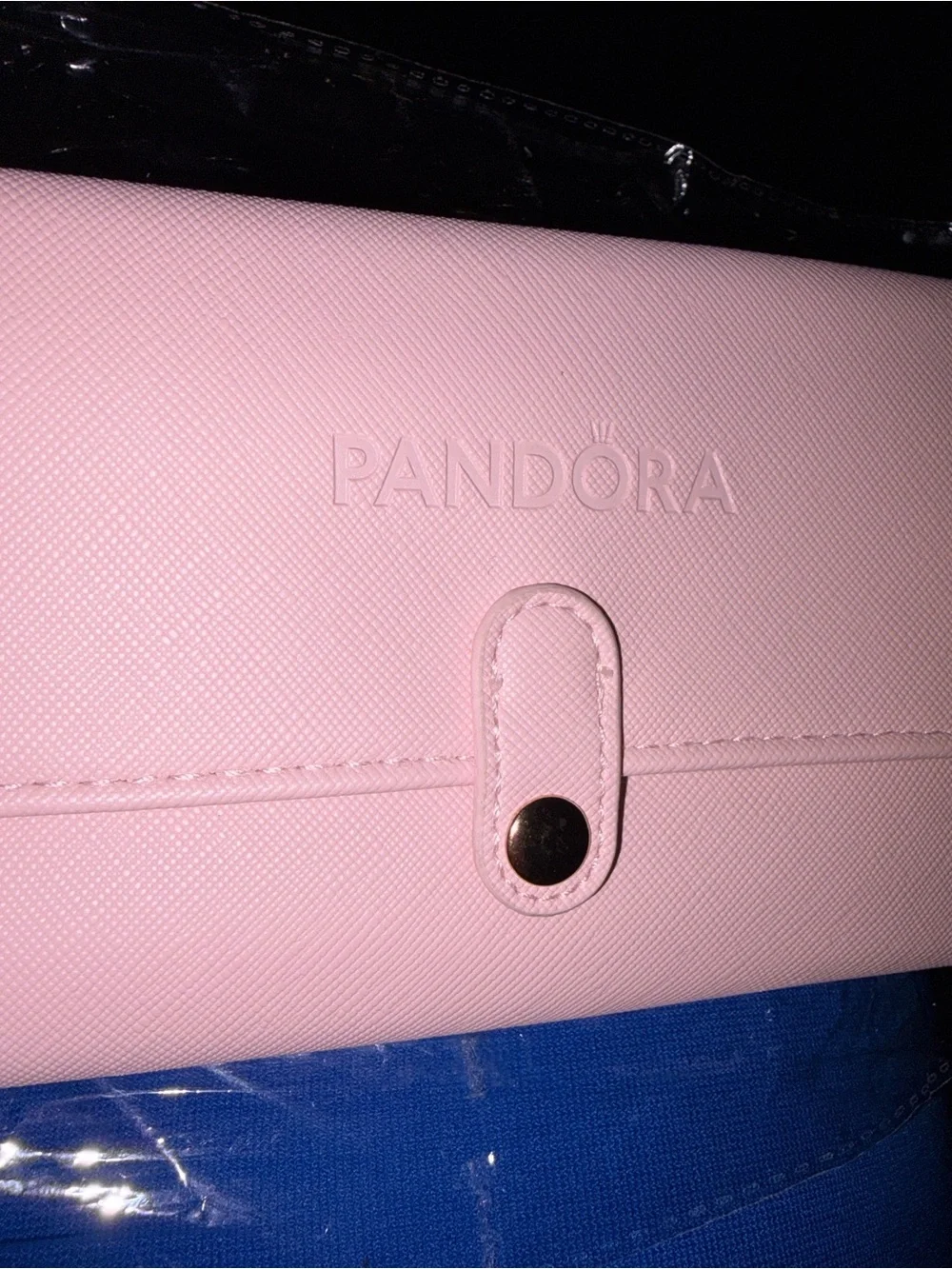 Pink & Gray Travel JewelryRoll case
